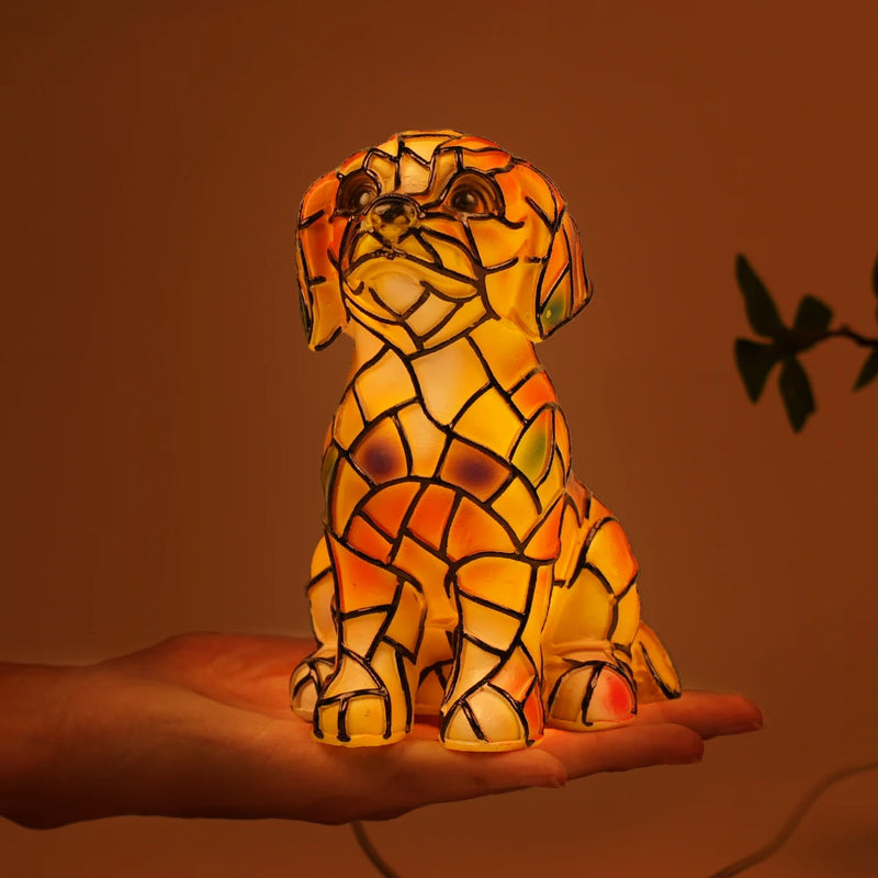 Pet Lovers-Golden Retriever Lamp - Personalized Custom Dog Lamp