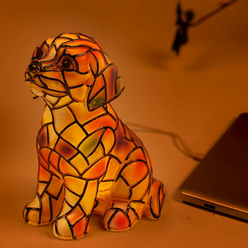 Pet Lovers-Golden Retriever Lamp - Personalized Custom Dog Lamp
