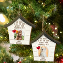 Custom Photo Pet Our House Is Not The Same Without Your Pawprints - Pet Memorial Gift, Christmas Gift - Personalized Custom Shaped Wooden Ornament