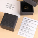 Farm, Pet Lovers, Pet Mom, Gift For Women - Cute Minimalist Horse Shaped Jewelry For Horse Lovers - Personalized Pet Silhouette Name Ring