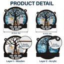 Through Four Seasons, It’s You, Me, And The Dog - Personalized Window Hanging Suncatcher Ornament