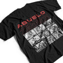 Custom Photo Black And White Dad Grandpa - Personalized T Shirt