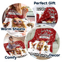 Dog Lovers, Pet Lovers, Dog Mom, Dog Dad, Pet Mom, Pet Dad, Love - My Dog Cuddling Blanket - Personalized Fleece Blanket, Sherpa Blanket