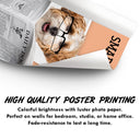 Custom Photo Funny Dog Reading Newspaper - Personalized Poster