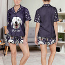 Custom Photo Pet Faces - Gift For Pet Lovers - Personalized Short Pajamas Set