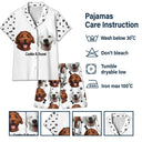 Custom Photo Pet Faces - Gift For Pet Lovers - Personalized Short Pajamas Set