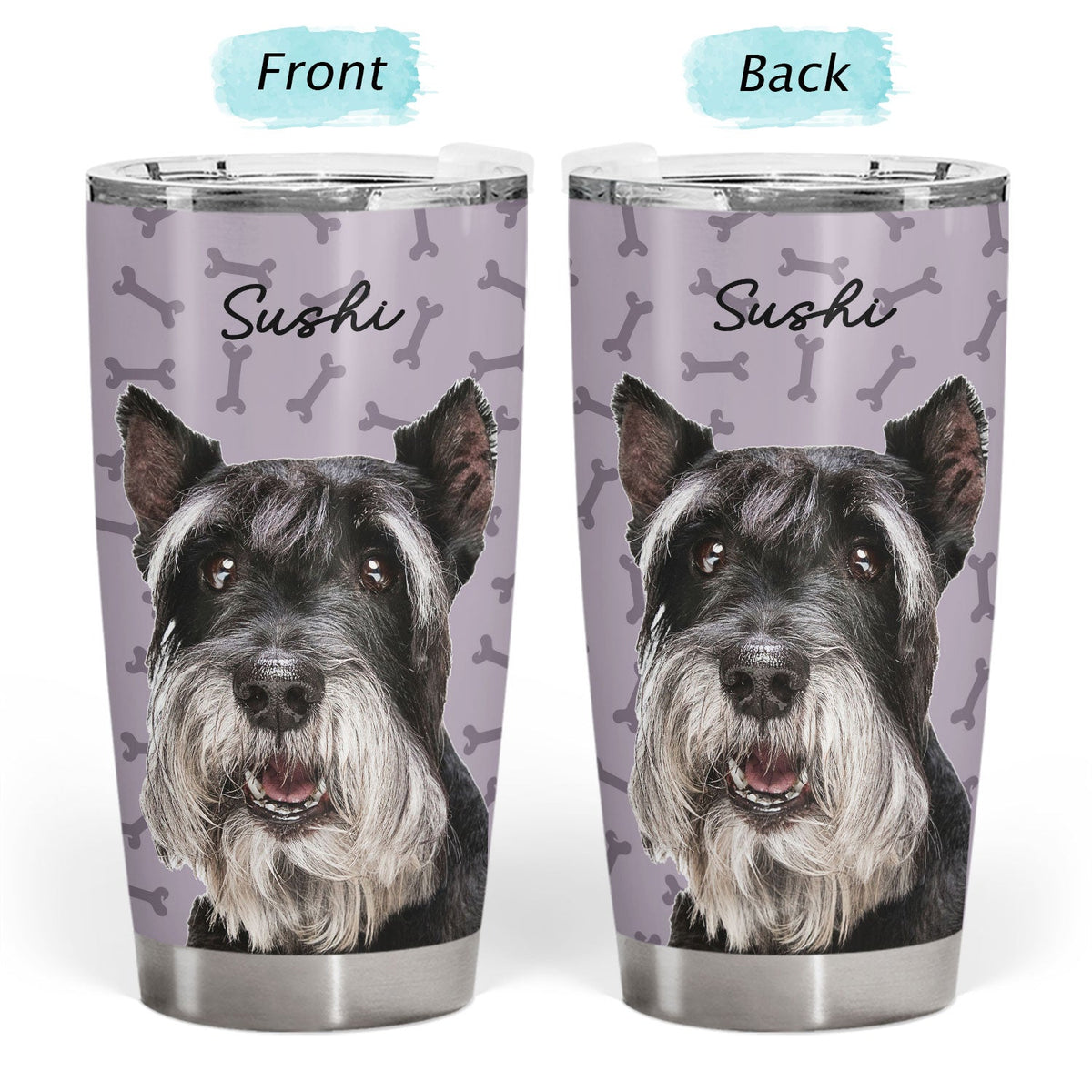 Custom Photo Your Pet Face - Personalized Tumbler