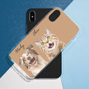 Custom Photo Dogs And Cats That Are Yours - Gift For Pet Lovers - Personalized Clear Phone Case