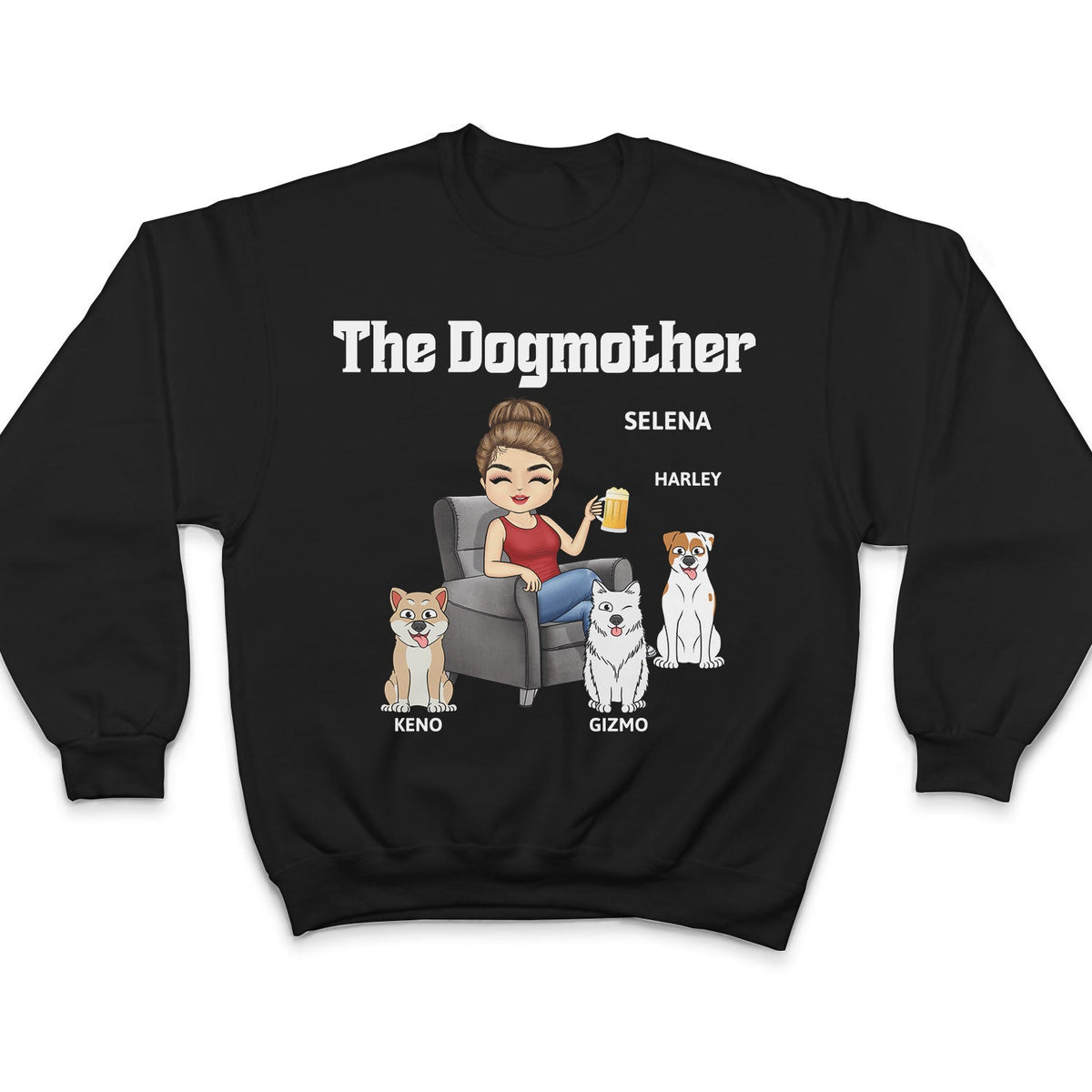 The One And Only Dog Mother - Gift For Dog Moms, Dog Lovers, Women, Yourself - Personalized T Shirt