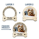 Custom Photo If Love Could Keep You Alive, You’d Live Forever - Personalized Custom Shaped Car Visor Clip