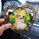 Custom Photo My Favorite Hello, My Hardest Goodbye - Personalized Custom Shaped Car Visor Clip