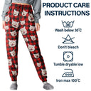 Custom Photo,Pet Lovers,Dog Lovers,Cat Lovers,Funny - Custom Photo Funny Dog Cat Pet Human Face - Personalized Pajama Pants