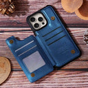 Dog Lovers, Dog Mom - Cute Dogs And Cats Aesthetic Pattern - Personalized Leather Flip Wallet Phone Case