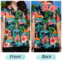 Custom Photo Funny Human And Pet Faces - Personalized Hawaiian Shirt