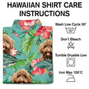 Custom Photo Funny Human And Pet Faces - Personalized Hawaiian Shirt