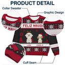 Feliz Navidog Merry Woofmas Cartoon Dogs - Christmas Gift For Dog Lovers - Personalized Unisex Ugly Sweater