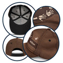 Grandpa Dad Kids Handprints Design - Personalized Classic Cap
