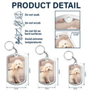 Custom Photo When Tomorrow Starts Without Me - Personalized Aluminum Keychain