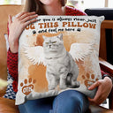 Custom Photo Dog Cat Hug This Pillow When You Miss Me - Personalized Pillow