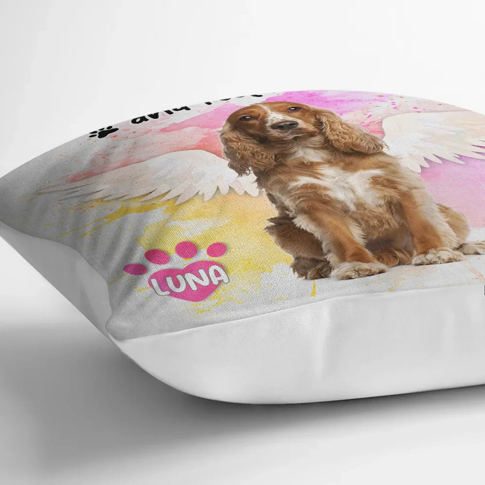 Custom Photo Dog Cat Hug This Pillow When You Miss Me - Personalized Pillow