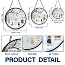 They Still Talk About You With Love - Personalized Stained Glass Window Hanging Suncatcher