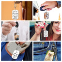 Custom Photo Once By My Side, Forever In My Heart - Memorial Gift For Dog Lovers, Cat Lovers - Personalized Aluminum Keychain