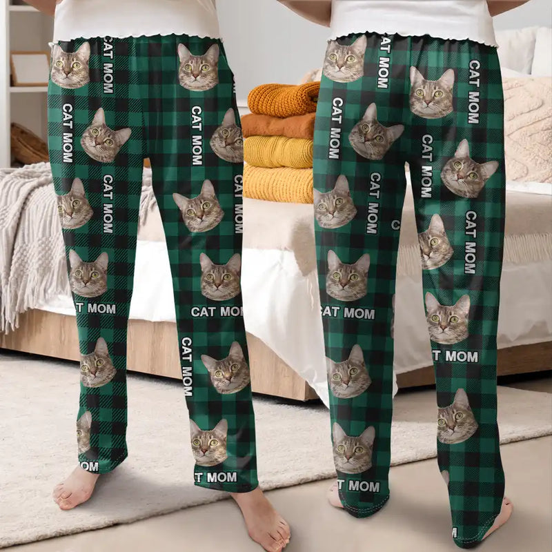 Custom Photo Funny #1 Dad #1 Mom Pet Dad Pet Mom - Personalized Pajama Pants
