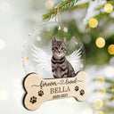 Custom Photo Forever Loved Memorial - Personalized 2-Layered Mix Ornament