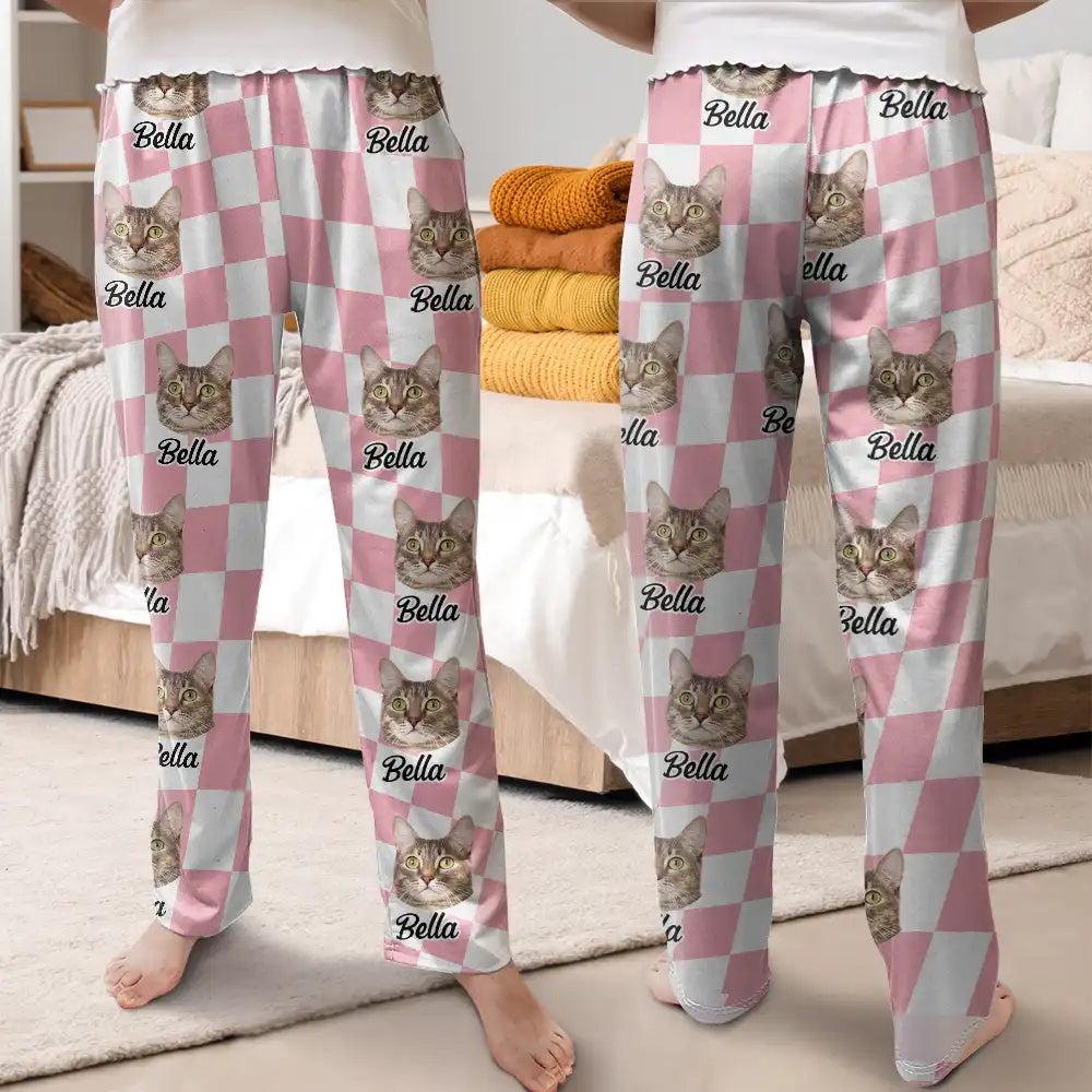 Custom Photo Pet Humans Face - Personalized Pajama Pants