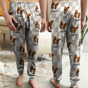 Custom Photo Pet Humans Face - Personalized Pajama Pants
