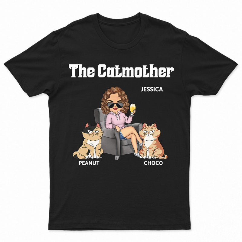 The Cat Mother Funny - Personalized T Shirt