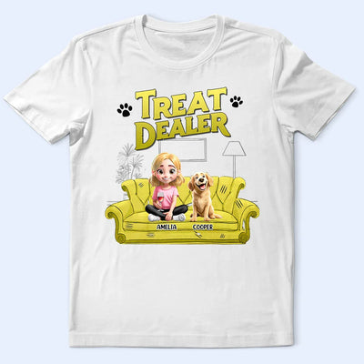 3D Effect The Treat Dealer - Personalized T Shirt