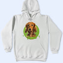Custom Photo,Pet Lovers,Dog Lovers,Cat Lovers,Happy - Custom Photo Dog Cat Pet Retro Groovy Pattern - Personalized T Shirt