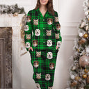 Custom Photo Pet Face - Gift For Pet Lovers - Personalized Long Pajamas Set