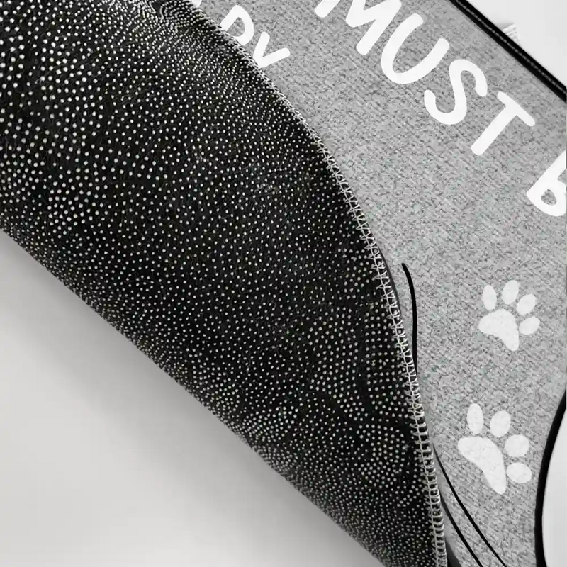 Custom Photo Funny Visitors Must Be Approved By This Dog - Personalized Doormat