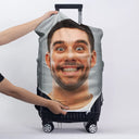 Continue Shopping,Custom Photo,Travel,Family,Gift For Bestie,Gift For Couples,Gift For Husband,Gift For Wife,Gift For Boyfriend,Gift For Girlfriend,Pet Lovers,Dog Lovers,Cat Lovers,Funny - Custom Photo Friends Family Couple Travel Lover - Personalized Luggage Cover