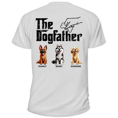 3D Effect The Dog Father - Personalized T Shirt