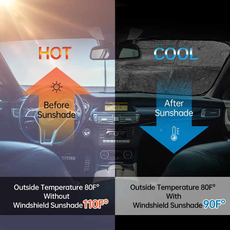 3D Effect Woman Man Dog - Personalized Auto Sunshade