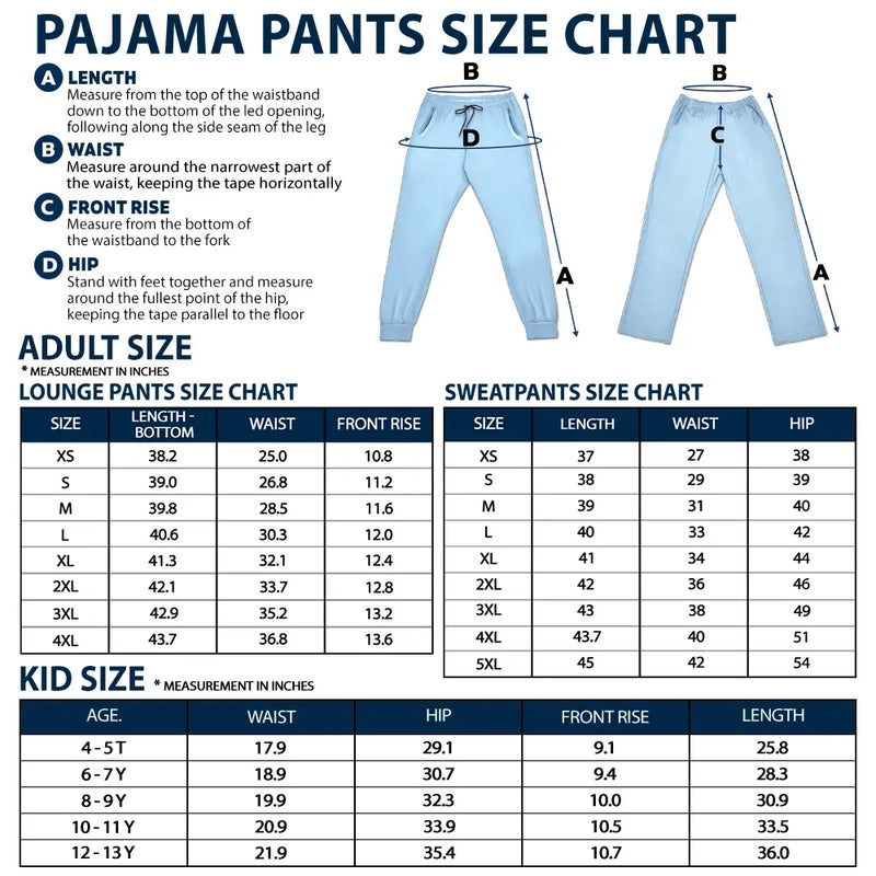 Custom Photo Family Pet Face - Personalized Pajama Pants