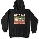 Just A Dad And His Girl Funny - Personalized Custom T Shirt