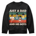 Just A Dad And His Girl Funny - Personalized Custom T Shirt