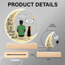 I Miss You Memorial Pet - Personalized Custom 3D Led Light Wooden Base