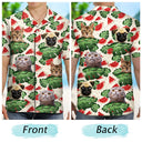 Custom Photo Funny Pet Family Face - Personalized Custom Hawaiian Shirt