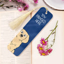 You Pawsed Here Pet Lovers - Personalized Acrylic Bookmark