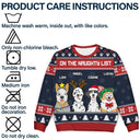 Feliz Navidog Funny - Personalized Unisex Ugly Sweater