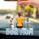 Dog Cat Dad Mom - Gift For Pet Lovers - Personalized Acrylic Car Hanger