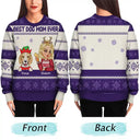 Best Dog Mom Ever Xmas - Personalized Unisex Ugly Sweater