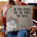 We Rule The House Funny Cats - Personalized Pillow
