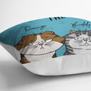 We Rule The House Funny Cats - Personalized Pillow