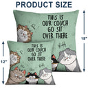 We Rule The House Funny Cats - Personalized Pillow